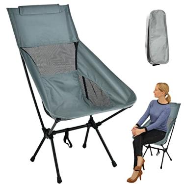 Imagem de Cadeira de acampamento ao ar livre - Cadeiras Dobráveis ​​Portáteis - Cadeira acolchoada dobrável quádrupla cadeira lombar portátil para área externa Chunyu