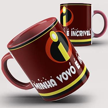 Imagem de Caneca Vermelha Minha Vovó Incrível 26ib