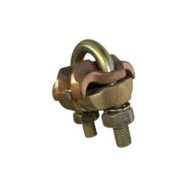 Imagem de Grampo Terra Duplo P/Haste 5/8" P/2 Cabos 16-50MM GTDU2C-3/8"-IPS-4-2/0 - Intelli Intelli