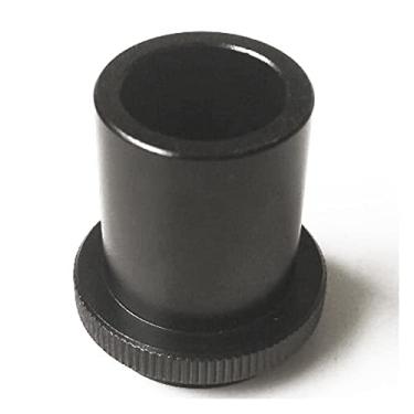 Imagem de Adaptador de microscópio preto 23,2 mm adaptador de câmera trinocular microscópio estéreo conexão acessórios de microscópio (cor: montagem de 23,2 mm)