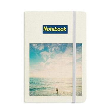 Imagem de Caderno clássico A5 Ocean Sand Beach Sea Picture