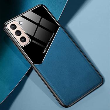 Imagem de Capa de couro de suporte de carro de luxo para Samsung Galaxy S21 S20 S10 Plus Ultra FE Note 20 A51 A71 A41 A31 A12 A32 A42 A52 A72 5G Capa, Azul, para A42