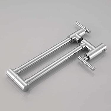 Imagem de Torneira de cozinha de banheiro com dois manípulos Torneira de lavatório dobrável de água fria Torneira de cozinha de água fria torneira de guindaste, A3