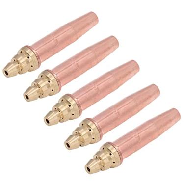 Imagem de 5PCS Pontas de Corte Divididas Isobáricas, Pontas de Corte Isobáricas Pontas de Solda de Propano Pontas de Solda de Gás Propano Bicos de Solda Consumíveis de Tocha de Máquina (G03-5#)