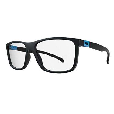 Imagem de Óculos de Grau Hb Polytech Teen 93146/53 Preto Fosco/azul