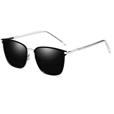 Imagem de Óculos de Sol Masculino Designer Retro Casual com Lentes Polarizada com Proteção Uv400 (C5)