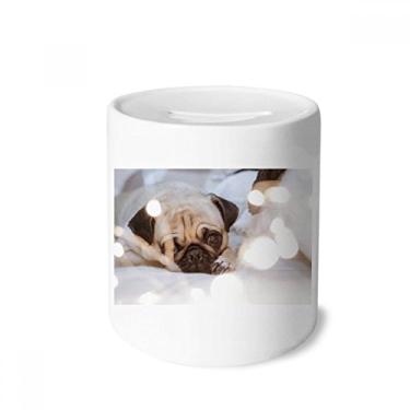 Imagem de DIYthinker Bulldog Pet Animal Lonely caixa de dinheiro caixa de cerâmica porta-moedas presente de cofrinho