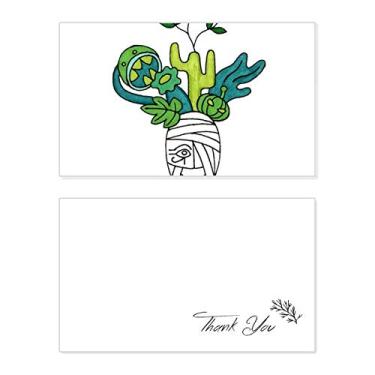 Imagem de Horus Botany Múmia Planta Cacto, Cartão de agradecimento, Papel de Aniversário Saudações Casamento Agradecimento