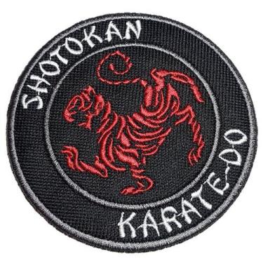 Imagem de Atm190t Karate Shotokan Patch Bordado Fixar Com Ferro Quente - Br44