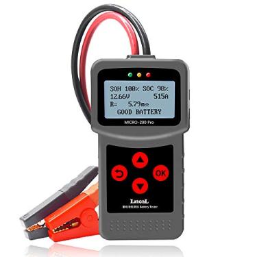 Imagem de Tempaky Testador de bateria de motoleta de carro 12V SAE CCA JIS Digital Battery Analyzer cro-200 Pro Truck Motorcycle Automotive Car Diagnostic Tool