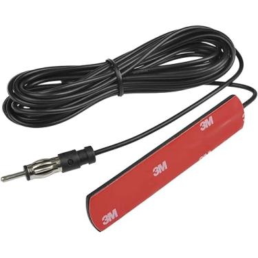 Imagem de Antena de carro estéreo FM antena de rádio FM - suporte adesivo para carro antena de patch oculto - para veículos, caminhões, SUV