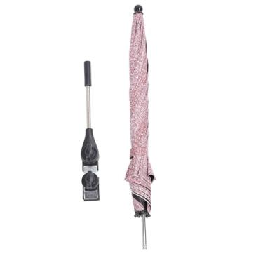 Imagem de Guarda-sol para Carrinho de bebê, Guarda-chuva de Proteção Solar Com Braçadeira Ajustável, Pano de Impacto, Aço, PP, Suporte de Alça Tamanho aprox. 31cm/12,20 pol., para (jeans