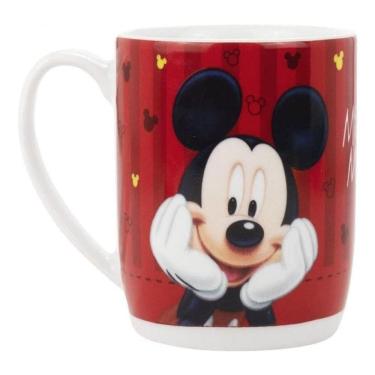 Imagem de Caneca Porcelana Mickey Mouse 300ml Vermelho Disney