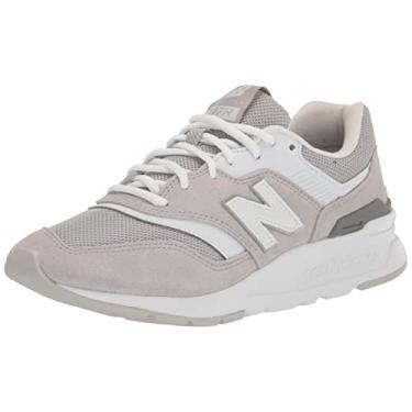 Imagem de New Balance 997h V1 feminino, Nuvem de chuva/branco, 35