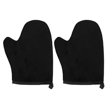 Imagem de Luva de bronzeamento artificial, luva reutilizável, lavável, espalhada uniformemente, mantém as mãos limpas, flocagem sem sol, luva autobronzeadora