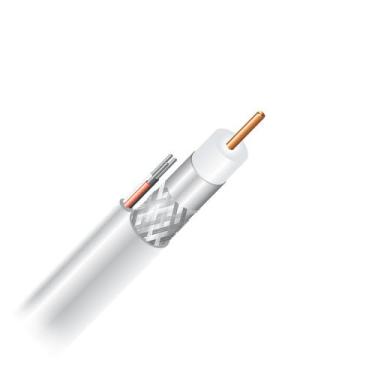 Imagem de Cabo Coaxial Cabletech STD-40+TP3 Branco 100 Metros 801214000P01CB12