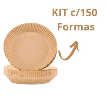 Imagem de Forma de Papel Anti Gordura para AirFryer Kit com 150 Formas - A Loja 