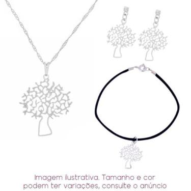 Imagem de 3 Peças! Colar + Pulseira + Brinco Árvore - Sunshine - Sunshine Crista
