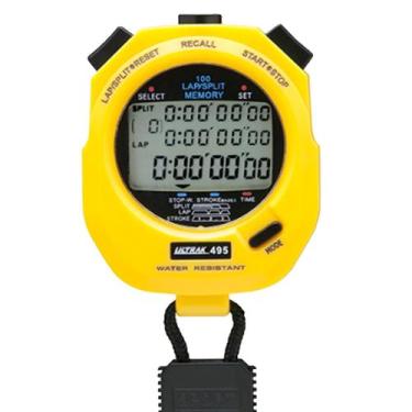 Imagem de Cronômetro de Mão Profissional Ultrak 495 Stopwatch, Amarelo