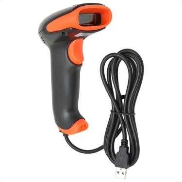 Imagem de Leitor De Código De Barra Qr Code Portátil C Fio USB Scanner - HDL, 11