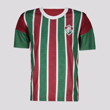 Imagem de Braziline Camiseta Fluminense Raiar, Branco/Vinho/Verde, M