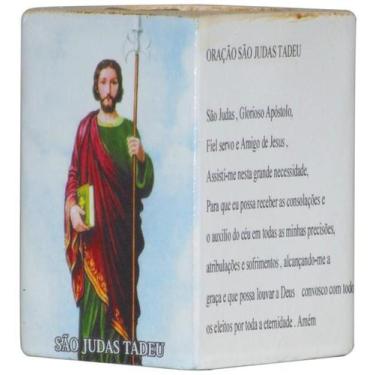 Imagem de Suporte para Velas São Judar Tadeu Decorativo 9cm - Zona Livre