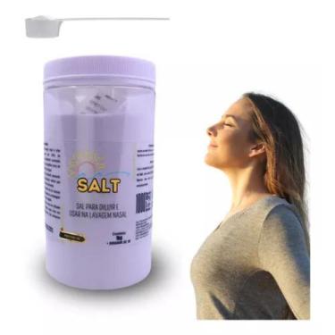 Imagem de Sal Sem Iodo Lavagem Nasal Ultrafino 1Kg Premium C/ Dosador - Sea Salt