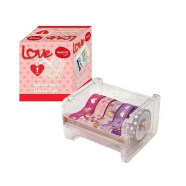 Imagem de Suporte Para Fita Washi Tape Acrilico Molin Empilhável - Molin do Bras