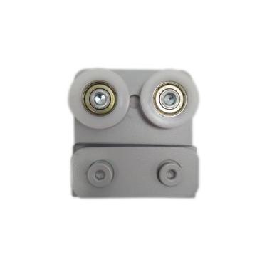 Imagem de 1122 D - Roldana dupla tipo carrinho para vidro temperado blindex Fosc