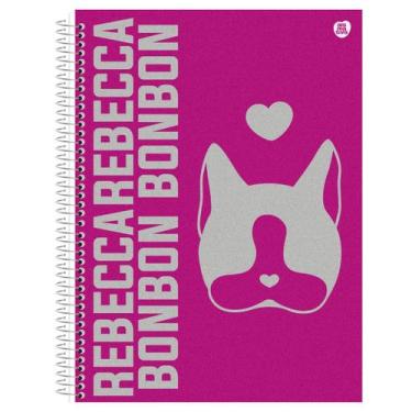 Imagem de Caderno Rebecca Bonbon Universitário 1 Matéria 80 Folhas - Rebecca Bon