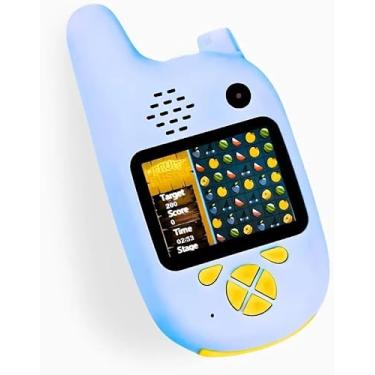 Imagem de Brinquedo Walkie Talkie Infantil Com Câmera Digital Para Crianças Radio Comunicador Infantil (Azul) - YODHE