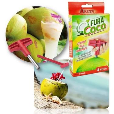 Imagem de Fura Coco Furador Abridor Perfurador Casa Bebida Bar Praia - Concise F