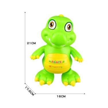 Imagem de Brinquedo Crocodilo Jacaré Interativo Dançante Musical E Luz  e muito 