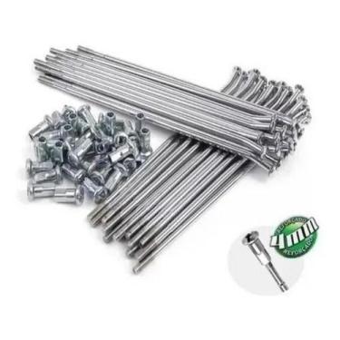 Imagem de Jogos Raio 4mm Cromado Cg Titan Fan 125/150/160cc - Allen