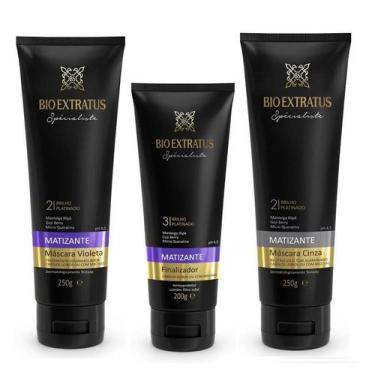 Imagem de Finalizador + Máscara Matizante Violeta E Cinza Bio Extratus