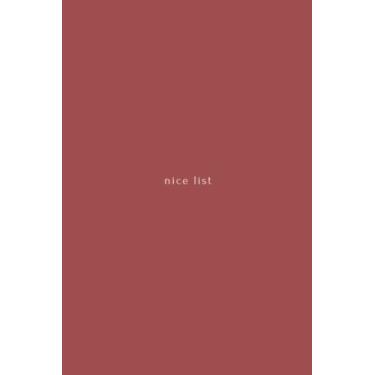Imagem de Nice List: Blank Lined Notebook for the Holidays: 100 Pages, 6 x 9