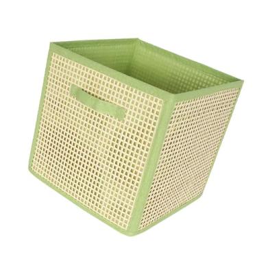 Imagem de Ｂｅｓｇａ Organizador de armazenamento de cesta de lavanderia dobrável, organizador de brinquedos, cesto de roupas sujas de lavanderia para viagem ao banheiro, Verde
