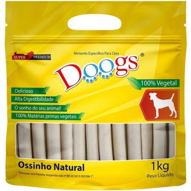 Imagem de Osso Doogs Super Premium para Cães Sabor Natural - 1Kg
