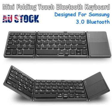 Imagem de Mini Teclado Bluetooth Dobrável 3.0 - Compatível com Diversos Sistemas