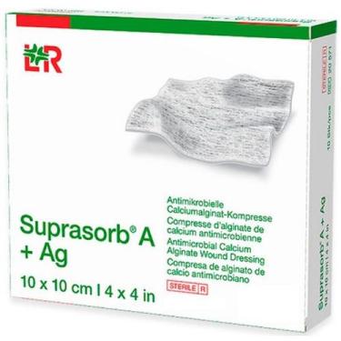 Imagem de Suprasorb a + AG PRO Alginato de Calcio com Prata 10 X 10CM Unidade - 