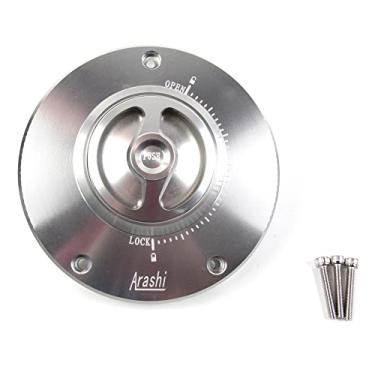 Imagem de Tampa de tanque de combustível sem chave CNC para Honda CB1000R, CB600F Hornet 600, CB1300 CB1300S, CBF1000, CBR1000RR Fireblade, CBR1100XX, CBR1100XX Super Blackbird Acessórios de motocicleta prata