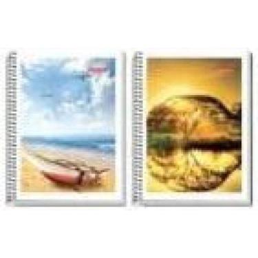 Imagem de Caderno Espiral Capa Flexível 48 Folhas Capas Diversas- 15Un - Lynx