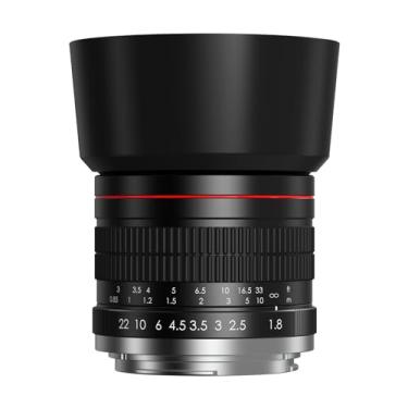Imagem de Lightdow Lente Retrato E 85 mm F1.8 - Lente de Foco Manual Teleobjetiva Média para Câmeras Sony E-Mount Mirrorless Alpha A9 A7R A7S A7 A6500 A6400 A6300 A6000 A5100 A5000 NEX-7 NEX-6 NEX-5T NEX-5R