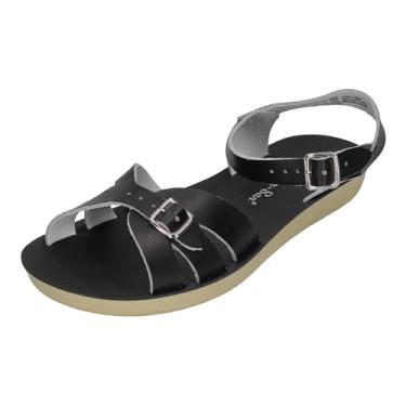 Imagem de Salt Water Sandals by Hoy Shoes calçadão feminino (criança grande/adulto), Preto, 7 Big Kid
