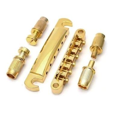 Imagem de Ponte tune-o-matic ronsani c/ cordal kit dourada 711