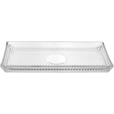 Imagem de PRATO RETANGULAR HOME&CO VIDRO 2x28x14cm TRANSPARENTE