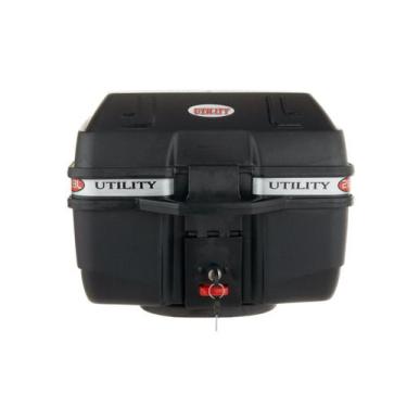 Imagem de Baú Para Moto 28 Litros Utility Quadrado Reforçado com Base. - GLIDER