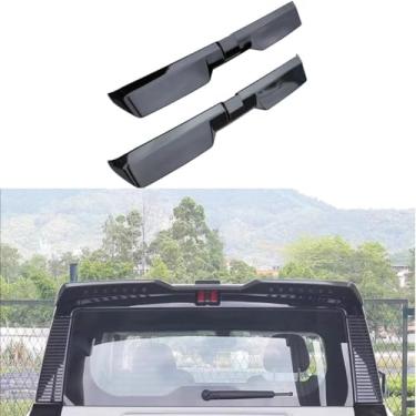 Imagem de Spoiler traseiro de carro Spoiler de porta-malas Spoiler de teto de asa de porta-malas Kit de carroceria de asa de teto traseiro compatível com acessórios externos iCAR03 (preto brilhante)