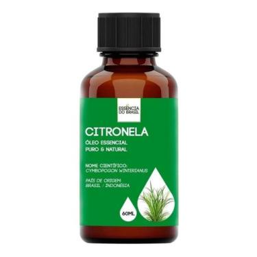 Imagem de Óleo Essencial Citronela 60Ml - Puro E Natural - Essência Do Brasil
