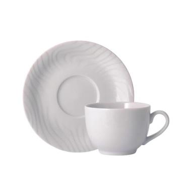 Imagem de Xícara Chá Com Pires 200ml Porcelana Schmidt - Mod. 998, 0000, 20